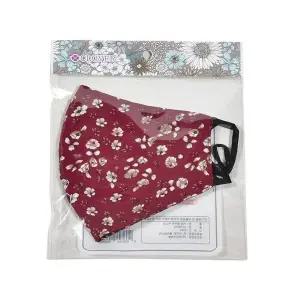 [하프클럽/]플라워패턴 콧등 입체와이어 패션 면마스크 1매