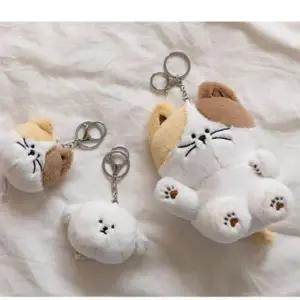 [하프클럽/]데일리 인형 봉제 열쇠고리 미니키링 토끼키링 키홀더