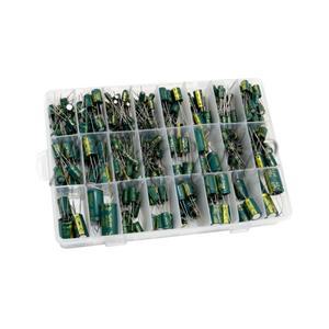 391pcs 24 값 고주파 전해 콘덴서 키트 10V 25V TV LCD 모니터 게임용