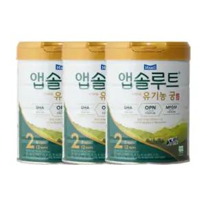 매일유업 앱솔루트 유기농 궁 2단계 800g x 3개
