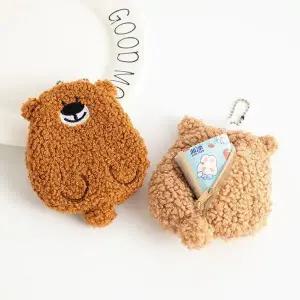 [하프클럽/]가방 장식용 베어 키링 파우치 고리 키홀더 소품 댕기