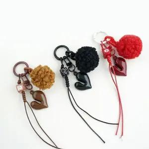 [하프클럽/]하트 모양 키링 가방 장식용 고리 트윙클 키홀더 소품