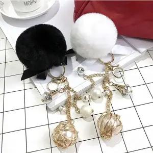 [하프클럽/]물방울 모양 키링 가방 장식 키홀더 소품 고리 아이템