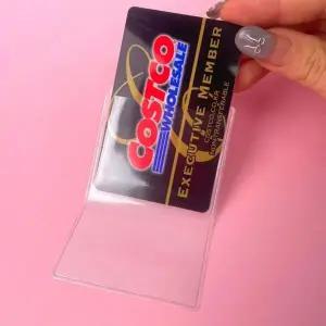 [하프클럽/]10개묶음 카드 홀더 명함 투명 케이스