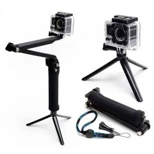 [하프클럽/]액션캠 전용 셀카봉 촬영 봉 장비 휴대용 액션 카메라 촬영용