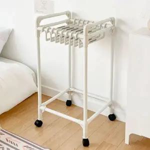 [하프클럽/]TC 이동식행거 슬림 1단 바지 걸이 행거 정리대