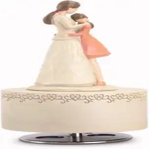 엄마와 딸을 위한 YT3 스튜디오 뮤직박스 손으로 그린 피규어 엄마의 날 생일 크리스마스 기념 음악박스