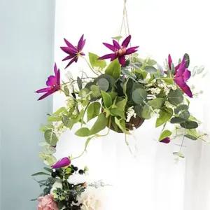 가렌더 보라색 꽃이 포인트인 야자 플로라 볼