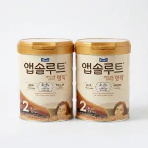 앱솔루트 명작 2FL 분유 2단계(6~12개월)800g, 2캔