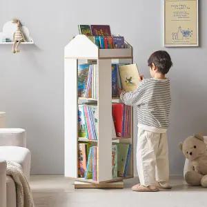 비앙스 북타워 슬림 회전책장 4단 착불