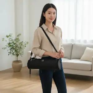 캔버스 멀티 수납 파우치 휴대용 정리 케이스 가방