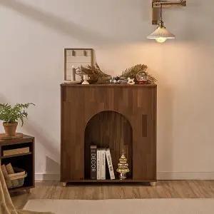 [신세계라이브쇼핑]동서가구 엔버 소나무 원목 수납 콘솔형 벽난로 DF927884