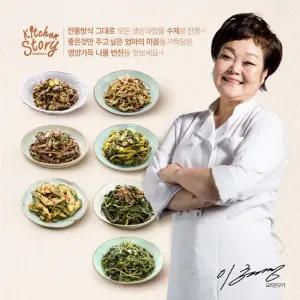 [더블구성]빅마마 이혜정의 수제 칠곡밥 120g x 26개 + 국내산 복짓는 나물 90g 7종 2팩씩
