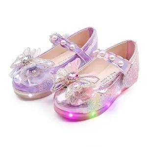 [풋풋]풋풋 미니하트 버터플라이 LED 구두 라이팅구두 발광구두