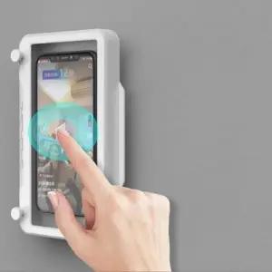 방수 회전 스마트폰 거치대 욕실용 핸드폰 홀더