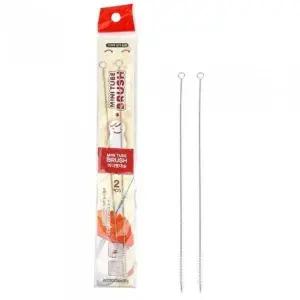 빨대 내부 청소용 미세 솔 세척