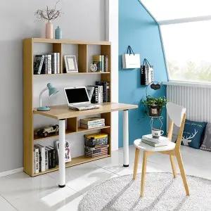 [하프클럽/셀러허브]보비쥬S 메이즈 1100 정면 책상+책장 세트