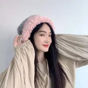 [셀러에이드]포근포근 플리스 비니 그레이 방한겨울모자 털비니 방