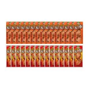 [롯데웰푸드]의성마늘 직꾸닭 리얼간장 100g x15개+매콤레드100gx15개