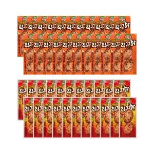 [롯데웰푸드]의성마늘 직꾸닭 리얼간장 100g x22개+매콤레드100gx22개