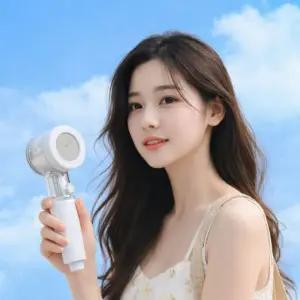 여행용사워필터 2단계 석회수 필터 리필 6개+전용 파우치 여행 샤워기헤드