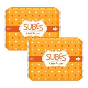 슈베스 캐치미 슬림 생리대 5팩 / 중형 대형 오버바이트 팬티라이너 슈퍼 롱