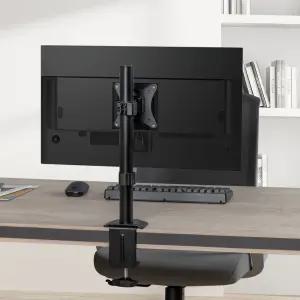 카멜마운트 클램프 폴타입 싱글 모니터 거치대 모니터암 FMAS2