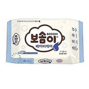 보솜이 아기물티슈 10매 60개(겉포장리뉴얼) 리필형 휴대용