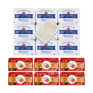 오뚜기 버터후레시 48개+일회용 딸기잼 50개