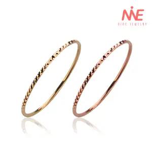 나인주얼리 14k 실반지 타입C 컷팅반지 레이어드링