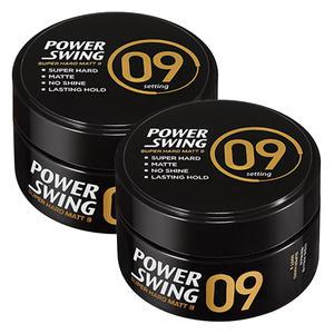 미장센 헤어 남자 왁스 스타일링 미쟝센 파워스윙 매트왁스9 80g x2개