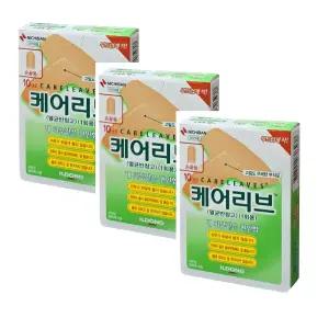 일동) 케어리브 손끝용 (10개입) x 3팩 멸균 반창고
