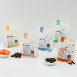 옵티펫츄어블 5종 세트 300g 관절 피부 눈 면역 종합 케어 강아지간식 강아지영양제