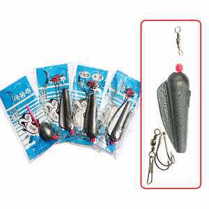바다 원투 낚시 묶음추 보리멸 장어 도다리 원투추 묶음 바늘 채비 세트