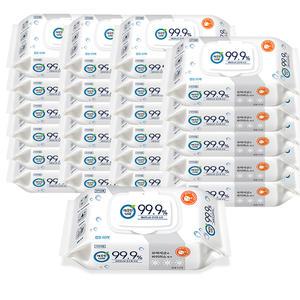 깨끗한나라 99,9% 손소독물티슈캡형60매x24팩