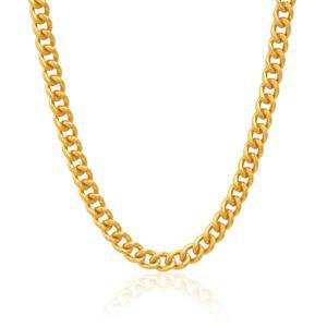 [골드모아]순금 목걸이 3.75g 24K [고방 민줄 체인]