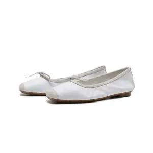 흐 하모니 플랫슈즈 화이트 레더 TT00055-BLANC