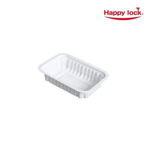 해피락 실링 배달 포장 용기 13x9x3cm (6호) 2400개 화이트