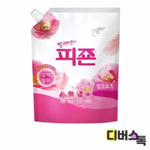 [디버스톡] 피죤 섬유유연제 리필 / 핑크로즈 /  2.1L+2.1L