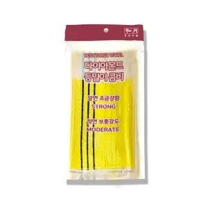 송월타올 마사지 등밀이 콤비 노랑 x 1개 / 목욕