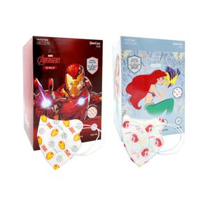 아노보 디즈니 캐릭터 키즈마스크 아이언맨/인어공주 새부리형 어린이마스크(30매입)