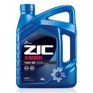 SK 지크 X5000 15W40 4L 디젤 엔진오일 (트럭/중장비)