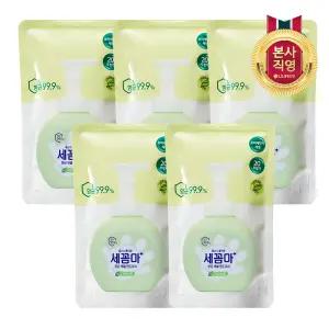 온더바디 세꼼마 버블 향균 핸드워시 그린허브 리필 200ml x 5개