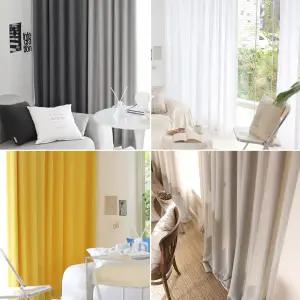 주문제작 맞춤 거실 암막 커튼 형상기억 나비주름 안방 인테리어 린넨 쉬폰 속커튼 창문형