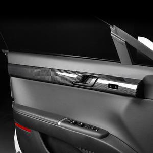 그랜저 GN7 튜닝 도어프레임 커버 우드 카본 몰딩