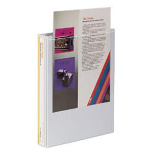 [인터탑_S] A4 표지에 투명비닐씌움 백색 3공바인더 사다리바인더 [측면두께 3cm,5cm,7cm,10cm] A4