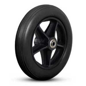 휠체어 앞바퀴 범용 6인치 베어링 휠 7인치 고무