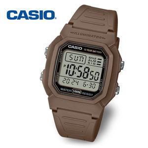 [카시오][정품] 카시오 10년배터리 W-800H-5A 남성 방수 전자 군인시계
