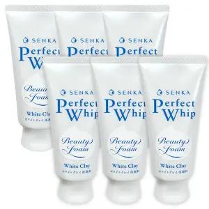 센카 퍼펙트휩 화이트클레이 딥클렌징폼 폼클렌징 120ml 6개
