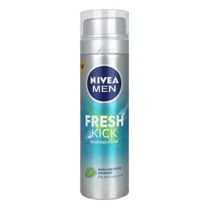 [유통기한임박특가] 니베아 맨 프레시 킥 쉐이빙 폼 200ml 남성 면도크림